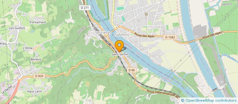 localisation de l'entreprise MONSIEUR RENE MAGNARD  SAINT JACQUES D'ATTICIEUX