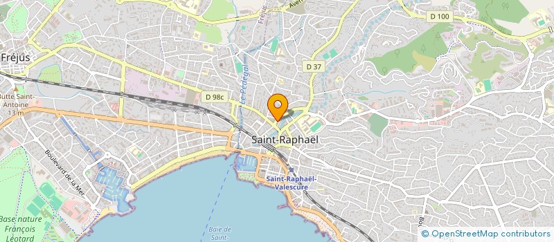 localisation de l'entreprise MONSIEUR RENE MAGNASCHI  SAINT-RAPHAEL