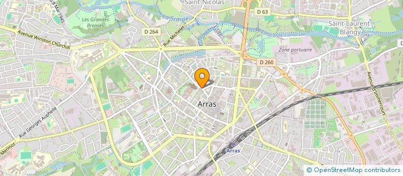 localisation de l'entreprise MONSIEUR RENE MAGRET à ARRAS