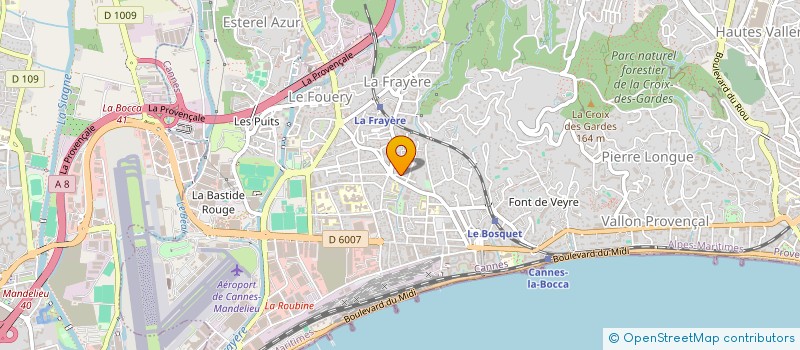 localisation de l'entreprise MONSIEUR RENE MAIANI à CANNES
