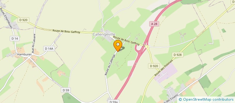 localisation de l'entreprise MONSIEUR RENE MAINNEMARRE  CALLENGEVILLE