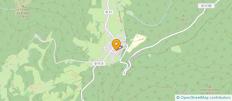 localisation de l'entreprise MONSIEUR RENE MAIRE  AUBURE