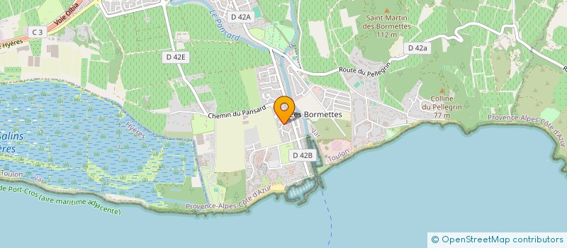 localisation de l'entreprise MONSIEUR RENE MAIRESSE  LA LONDE LES MAURES