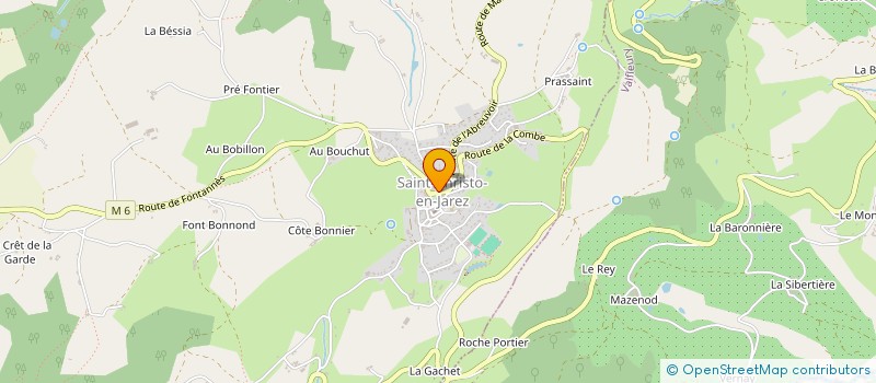 localisation de l'entreprise MONSIEUR RENE MAISONNETTE  SAINT-CHRISTO-EN-JAREZ