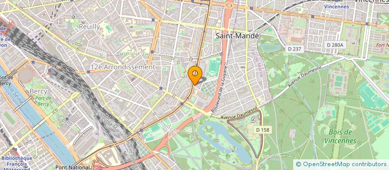 localisation de l'entreprise MONSIEUR RENE MALBOS à PARIS