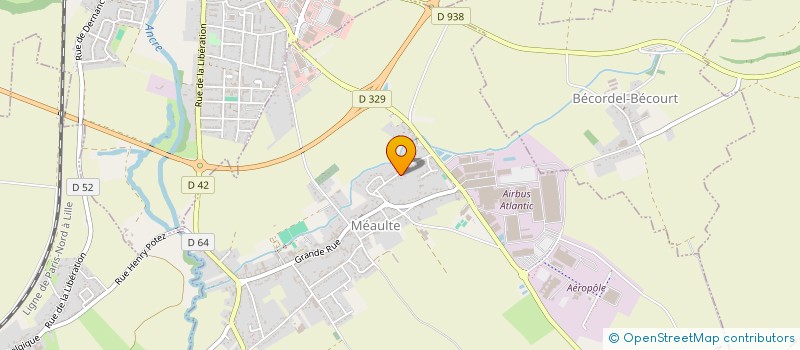 localisation de l'entreprise MONSIEUR RENE MALIGA  MEAULTE