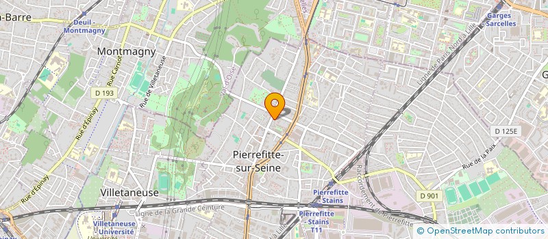 localisation de l'entreprise MONSIEUR RENE MALLE à PIERREFITTE-SUR-SEINE