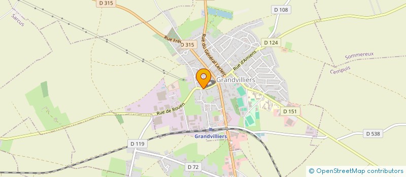 localisation de l'entreprise MONSIEUR RENE MALLET à GRANDVILLIERS