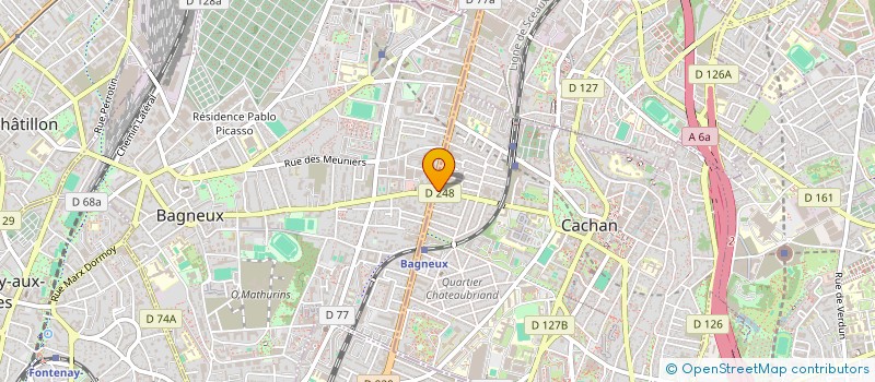 localisation de l'entreprise MONSIEUR RENE MANGILI  CACHAN