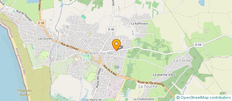 localisation de l'entreprise MONSIEUR RENE MARCETTEAU à BREM-SUR-MER