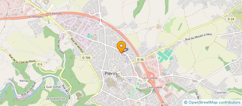 localisation de l'entreprise MONSIEUR RENE MARCHAND  PLERIN