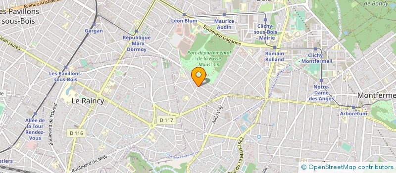 localisation de l'entreprise MONSIEUR RENE MARIE-JOSEPH à CLICHY-SOUS-BOIS