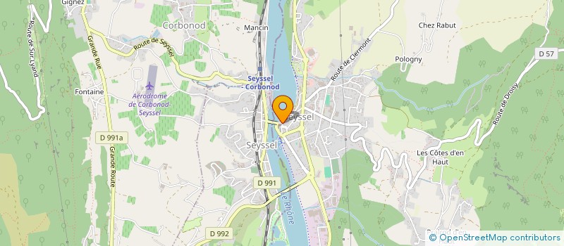 localisation de l'entreprise MONSIEUR RENE MARLHES  BELLEY