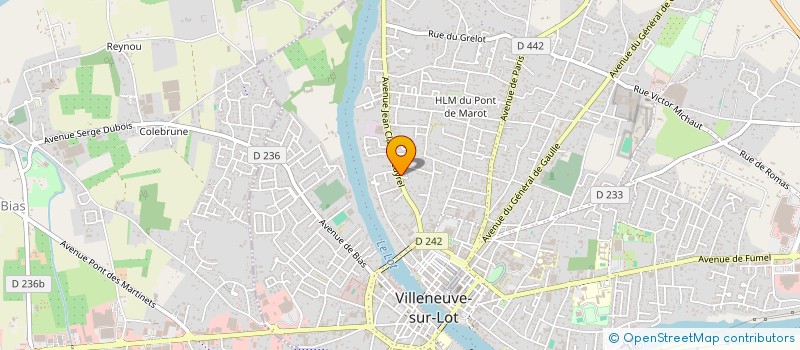 localisation de l'entreprise MONSIEUR RENE MARMIEYSSE  VILLENEUVE-SUR-LOT