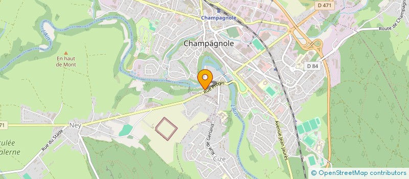 localisation de l'entreprise MONSIEUR RENE MARTELET  CIZE