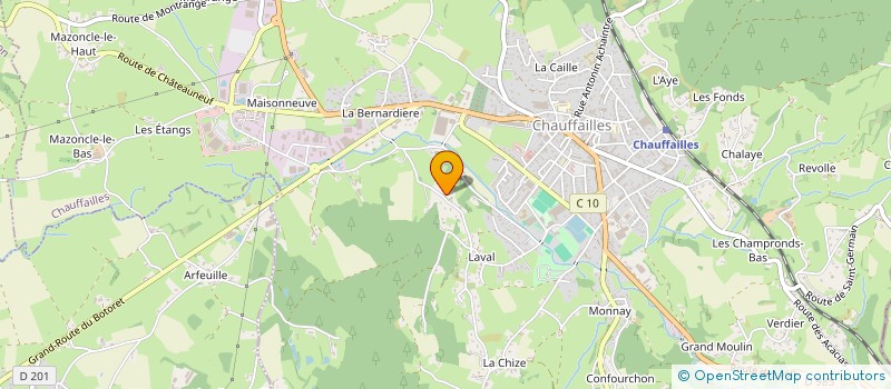 localisation de l'entreprise MONSIEUR RENE MARTELIN à COUBLANC