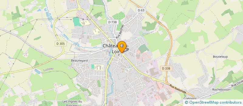 localisation de l'entreprise MONSIEUR RENE MARTIN  MONTVAL-SUR-LOIR