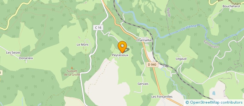localisation de l'entreprise MONSIEUR RENE MARTIN à EYMOUTIERS