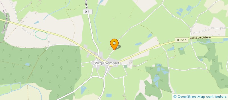 localisation de l'entreprise MONSIEUR RENE MARTINAT à VICQ-EXEMPLET