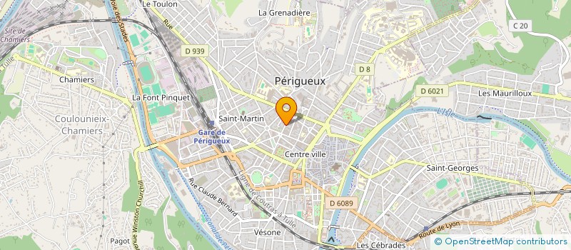 localisation de l'entreprise MONSIEUR RENE MARTINAUD  PERIGUEUX