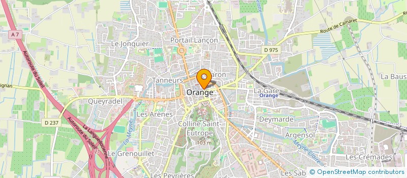 localisation de l'entreprise MONSIEUR RENE MARTINET  ORANGE