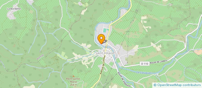 localisation de l'entreprise MONSIEUR RENE MARTINEZ  SAINT-HILAIRE