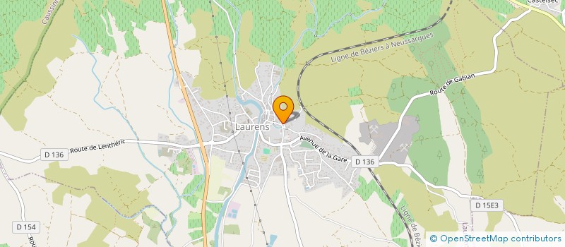 localisation de l'entreprise MONSIEUR RENE MAS  LAURENS