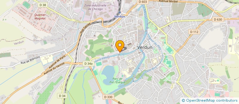 localisation de l'entreprise MONSIEUR RENE MASSON à VERDUN
