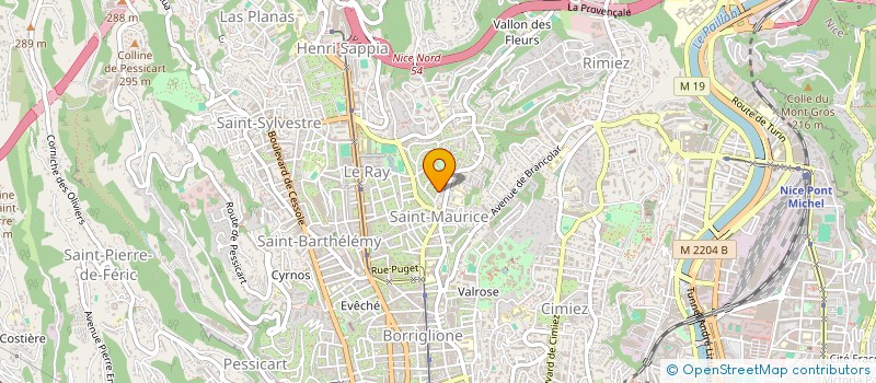 localisation de l'entreprise MONSIEUR RENE MATHIEU à NICE