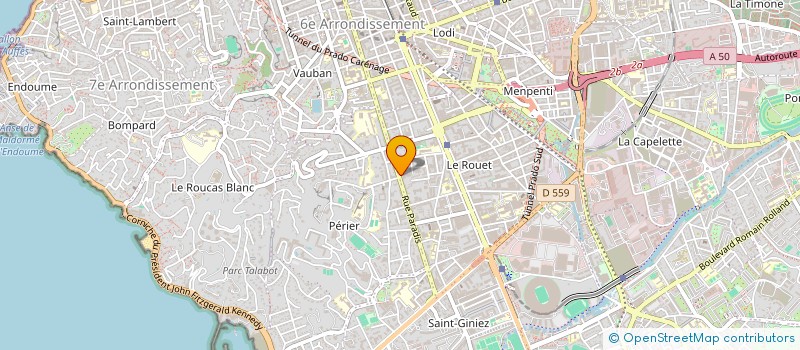 localisation de l'entreprise MONSIEUR RENE MATILIAN à MARSEILLE