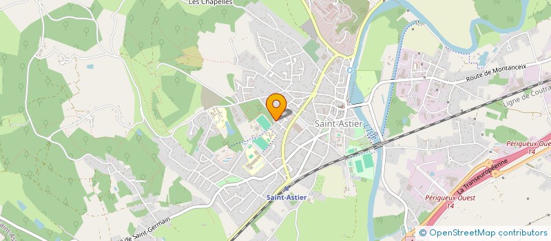 localisation de l'entreprise MONSIEUR RENE MATON  SAINT-ASTIER