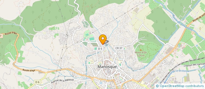 localisation de l'entreprise MONSIEUR RENE MAURO à MANOSQUE
