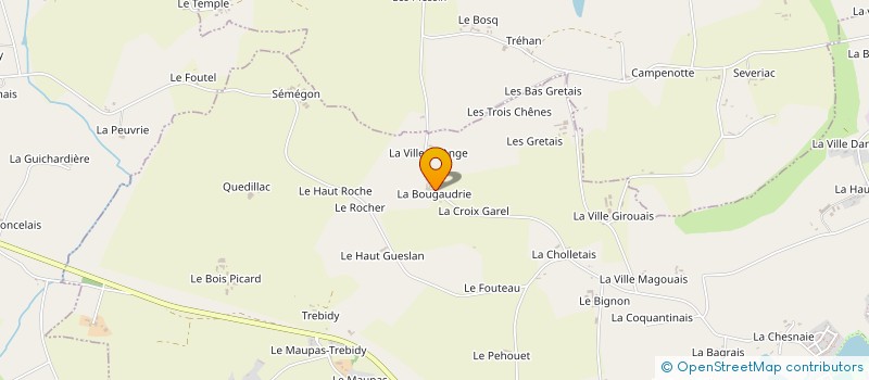 localisation de l'entreprise MONSIEUR RENE MAUVY  LA CHAPELLE DU LOU DU LAC