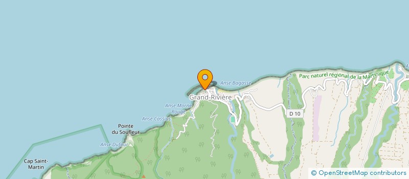 localisation de l'entreprise MONSIEUR RENE-MAX BASPIN  GRAND'RIVIERE