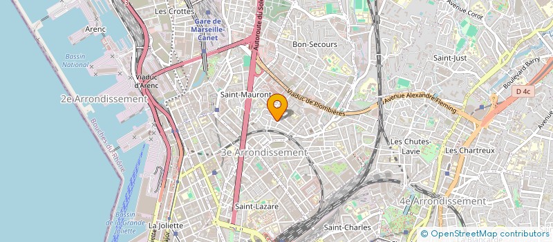 localisation de l'entreprise MONSIEUR RENE MAZZARINO à MARSEILLE