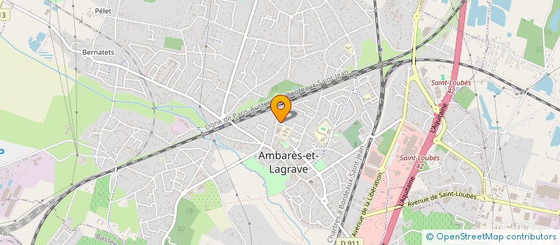 localisation de l'entreprise MONSIEUR RENE MBARGA  AMBARES-ET-LAGRAVE