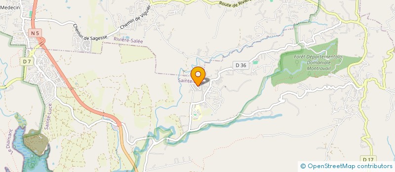 localisation de l'entreprise MONSIEUR RENE MEAR  SAINTE-LUCE