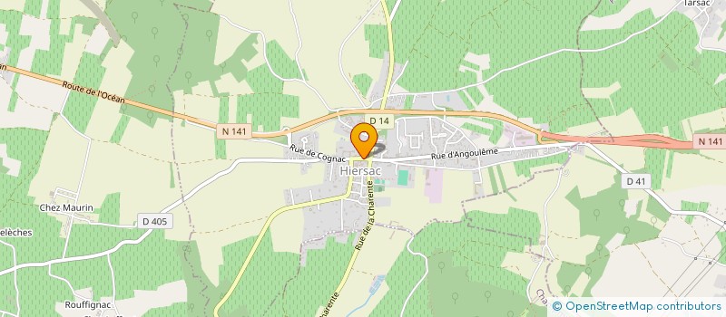localisation de l'entreprise MONSIEUR RENE MEGE à HIERSAC