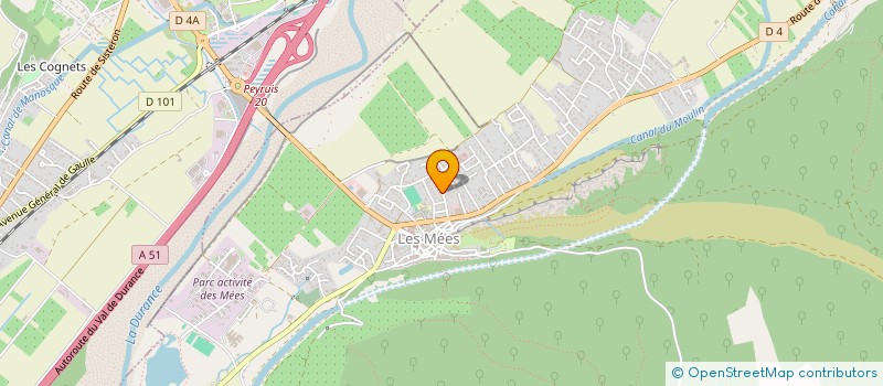 localisation de l'entreprise MONSIEUR RENE MEGY à LES MEES