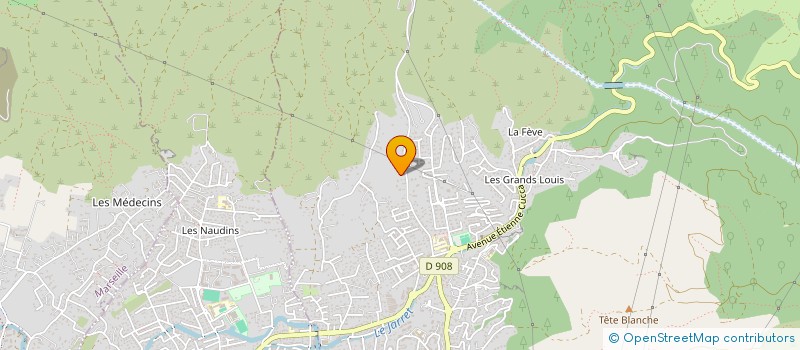 localisation de l'entreprise MONSIEUR RENE MEGY  ALLAUCH