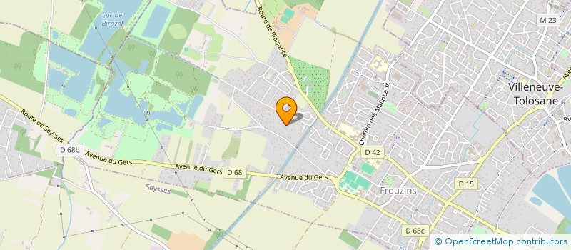 localisation de l'entreprise MONSIEUR RENE MENGES  FROUZINS