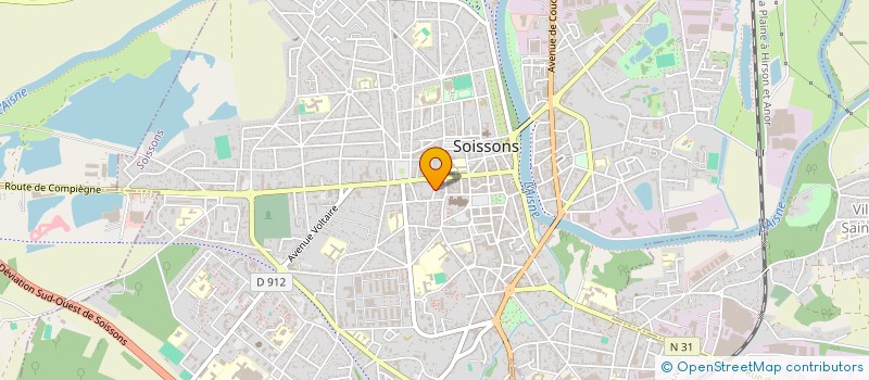 localisation de l'entreprise MONSIEUR RENE MENNECART à SOISSONS