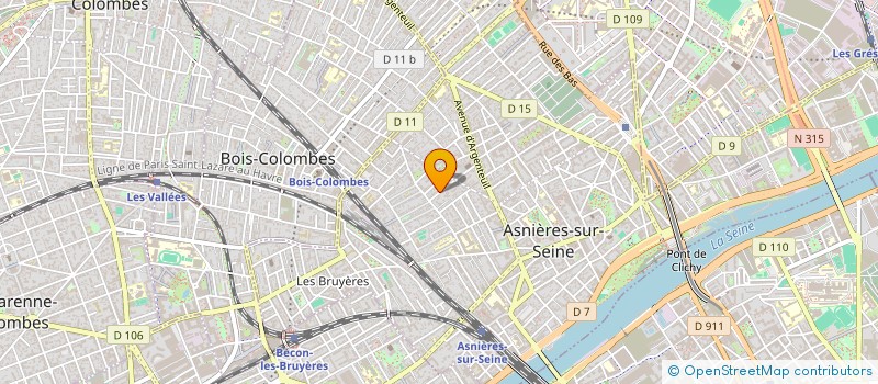localisation de l'entreprise MONSIEUR RENE MERCIER à ASNIERES-SUR-SEINE