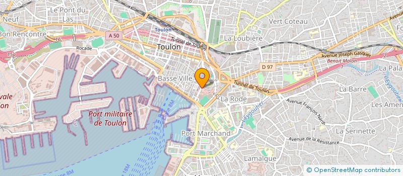 localisation de l'entreprise MONSIEUR RENE MERCKLING  TOULON