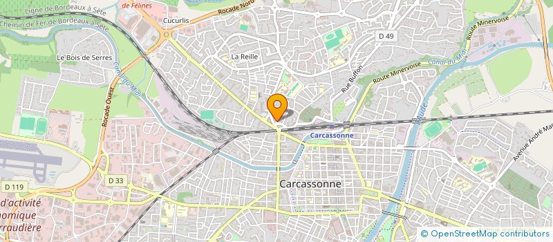 localisation de l'entreprise MONSIEUR RENE MERILLI à CARCASSONNE