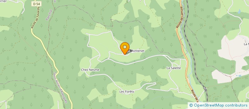 localisation de l'entreprise MONSIEUR RENE MERVILLE  SAINT JUST D'AVRAY