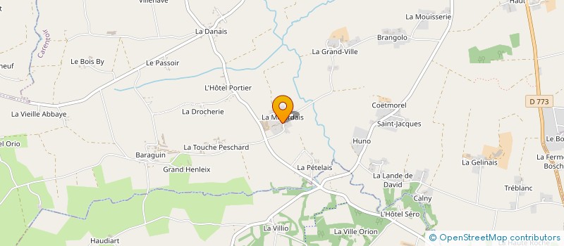 localisation de l'entreprise MONSIEUR RENE MESNY à CARENTOIR