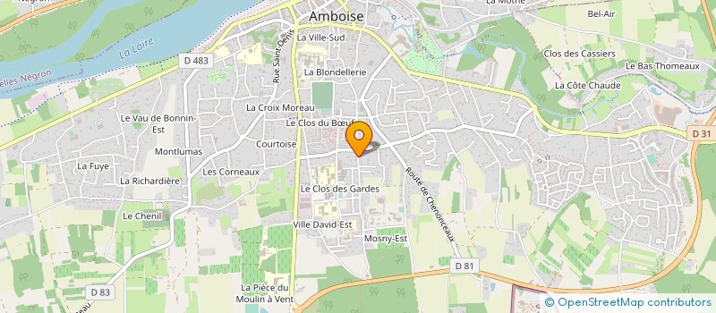 localisation de l'entreprise MONSIEUR RENE MEUNIER à AMBOISE