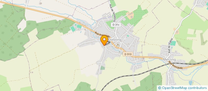 localisation de l'entreprise MONSIEUR RENE MEYER  DIEBLING