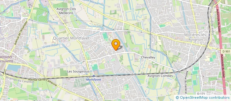 localisation de l'entreprise MONSIEUR RENE MIALON  AVIGNON